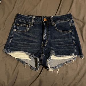 American Eagle High Rise Shortie Shorts